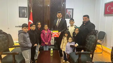 Gürün’de Öğrencilerden Kaymakam Özkan’a Anlamlı Ziyaret