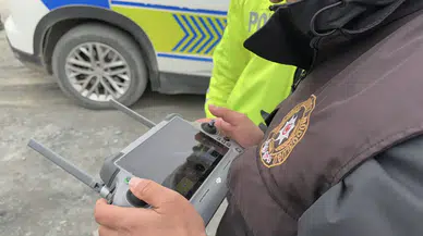 Dron Kamerası Kaçırmadı! Hatalı Sollama Yapan Sürücülere Ceza Yağdı
