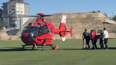 Havale Geçiren Bebek İçin Ambulans Helikopter Havalandı