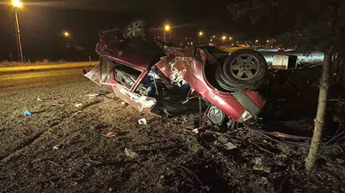 Sivas'ta Takla Atan Otomobilin Sürücüsü Kurtarılamadı