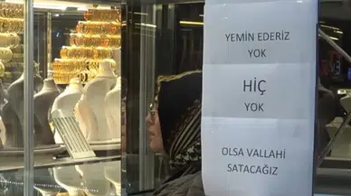 Altının Düşüşü Kuyumcuyu Çıldırttı: “Vallahi Yok!”