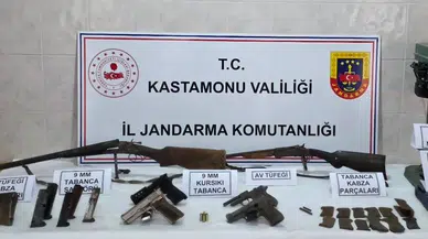 Evde Silah Atölyesi Kurmuşlar: Jandarma Baskın Yaptı
