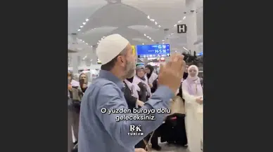 Katılımcıları Etkileyen Umre Konuşması Sosyal Medyada Viral Oldu