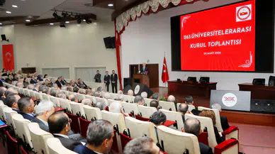 Sivas Bilim ve Teknoloji Üniversitesi Rektörü YÖK Toplantısında