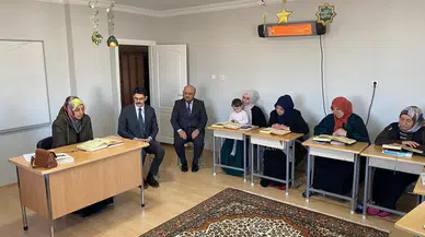 Kaymakam Eskimez ve Müftü İçli’den Kur’an Kurslarına Anlamlı Ziyaret