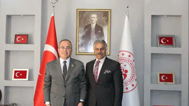 Sait Döşkaya, Sivas İl Müdürü Şahin Ertem’i Ziyaret Etti