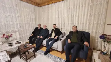 Başkan Kayaoğlu Adem Araçoğlu’nu Evinde Ziyaret Etti
