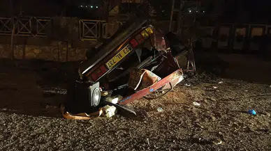Gürün Şuğul Mevkiinde Kontrolden Çıkan Araç Takla Attı