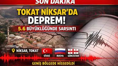 SON DAKİKA  Tokat Niksar’da Deprem: Çevre İllerde Hissedildi