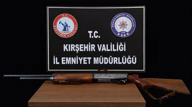 Kırşehir’de Polis Uygulamasında Ruhsatsız Silahlar Yakalandı