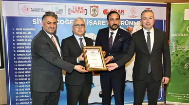 Sivas’ta Coğrafi İşaretli Ürünler İçin Teşekkür Belgesi Töreni Düzenlendi