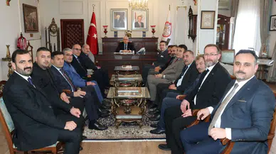 Sivas’ta Oda Başkanlarından Vali Şimşek’e Ziyaret