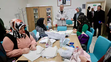 Başkan Uzun’dan Mimar Sinan Hanımlar Kültür Merkezi’ne Ziyaret
