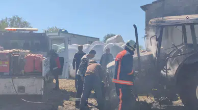 Keşan’da Traktör Yangını: Araç Kullanılamaz Hale Geldi