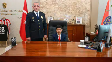 23 Nisan’da Emniyet Koltuğu Minik Melih’e Emanet Edildi