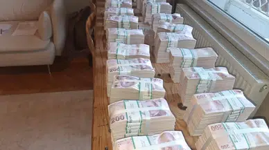 Üsküdar Belediyesi operasyonunda valizlerden balya balya paralar çıktı