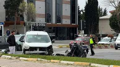 Lüleburgaz’da Motosiklet ile Otomobil Çarpıştı: 1 Yaralı