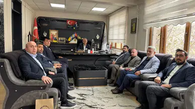Gürün’de Türk Diyanet Vakıf-Sen’den Başkan Nami Çiftçi’ye ziyaret