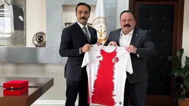 Türkiye İşitme Engelliler Federasyonu Başkanı’ndan Kaymakam Koca’ya Ziyaret