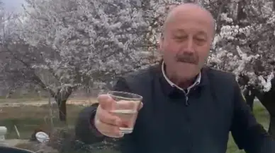 Meyve Üreticisinden İlginç Yöntem: Dualı ve Zemzemli İlaçlama!