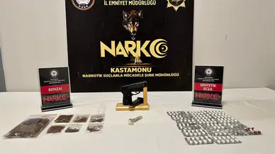 Polis Operasyonunda Uyuşturucu ve Tabanca Yakalandı