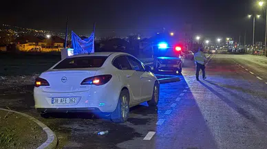 Dur İhtarına Uymayan Sürücü Kaza Yapınca Yakalandı
