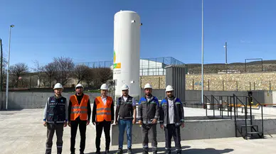 Kaymakam Kahveci’den Gölova’daki Doğalgaz Tesisine İnceleme