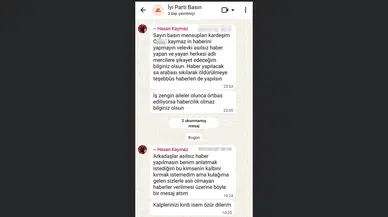 İYİ Parti İlçe Başkanından Gazetecilere Tehdit: Şok Mesajlar