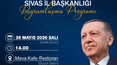 AK Parti Sivas İl Başkanlığı Bayramlaşma Programı Belli Oldu!
