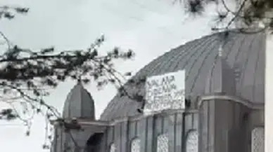 Sivas’ta Merkez Camii İnşaatında İşçilerden Dikkat Çeken Eylem
