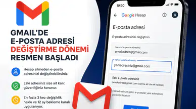 Gmail’de Yeni Dönem: E-Posta Adresi Değiştirme Özelliği Kullanıma Sunuldu Teknoloji devi Google, Gmail