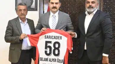 Sarıca Köyü Temsilcilerinden Gürün Kaymakamı Selami Alper Özkan’a Ziyaret