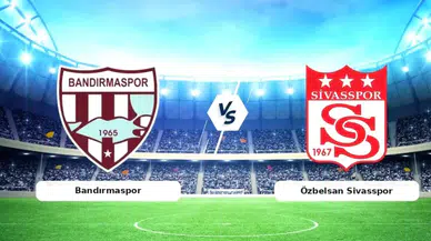 Sivasspor karşısında Bandırmaspor erken gol buldu
