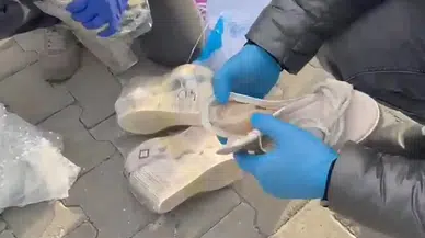 Kadın Ayakkabısından Rekor Uyuşturucu Çıktı: Zehir Tacirlerine Darbe