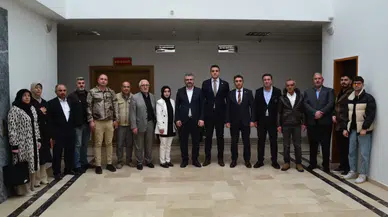 AK Parti Sivas İl Başkanı Yusuf Tanrıverdi’den Kaymakam Atak’a Ziyaret