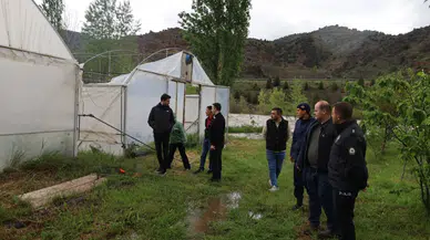 Koyulhisar’da Sağanak Yağışların Ardından Tarım Arazilerinde Hasar Tespiti Yapıldı