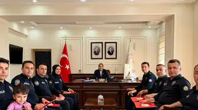 Akıncılar’da Emniyet Personeline Başarı Belgesi Takdimi