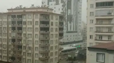 Gaziantep’te fırtına ve sağanak: Hastane zarar gördü