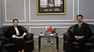 Hafik Kaymakamı Çaldağı’ndan Koyulhisar Kaymakamı Kukuş’a Nezaket Ziyareti
