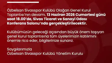 Sivasspor’da Olağan Genel Kurul Heyecanı Sürüyor