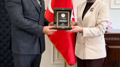 Akıncılar’da Hizmet ve İş Birliğine Teşekkür Plaketi