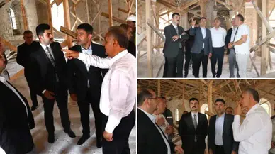 Tarihi Ulu Cami’de Restorasyon İncelemesi!