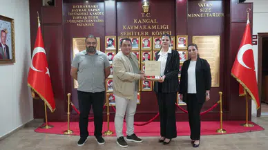 Kangal Meslek Yüksekokulu Yönetiminden Kaymakam Büyükuçar’a Anlamlı Ziyaret