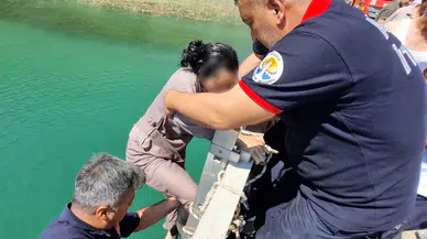 Köprüden Nehre Düşen Kadın İçin Seferber Oldular