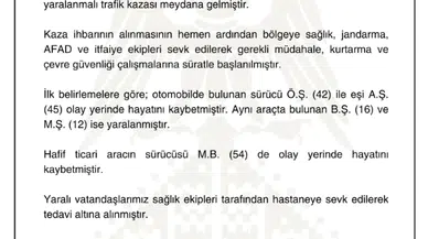Sivas Valiliği Açıkladı! 3 Kişi Hayatını Kaybetti!