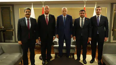 Hakan Aksu, Cumhurbaşkanı Erdoğan'ı Ziyaret Etti