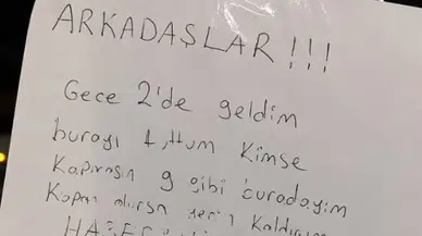 Sivas'ta Çardakta İlginç "Rezervasyon" Notu Görenleri Gülümsetti