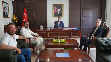 Kangal'da Kaymakam Yıldırım'a Hayırlı Olsun Ziyaretleri