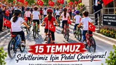 Sivas'ta 15 Temmuz Şehitleri İçin Pedallar Çevrilecek