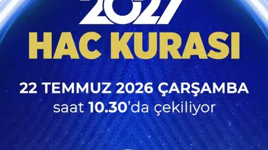 2027 Yılı Hac Kurası Yarın Çekilecek